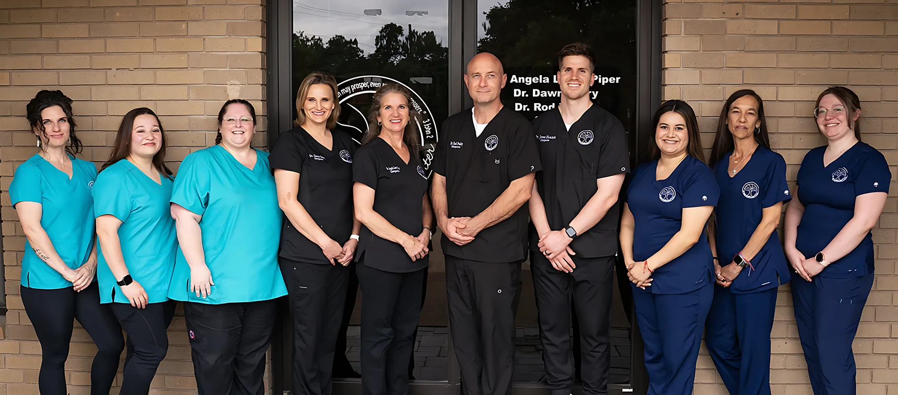 The Grace Wellness Center doctors and team outside the clinic